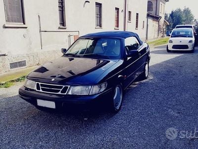 Usata Saab 900 Cabriolet 131 CV (96 kW) 1997 Blu Cabrio