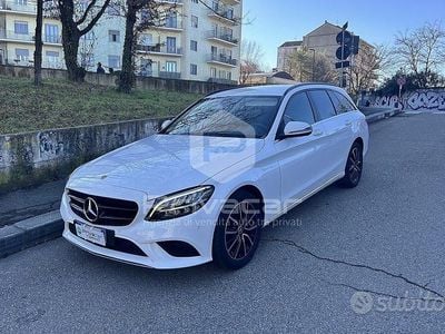 Usata Mercedes C220 194 CV (142 kW) 2019 Bianco Station wagon