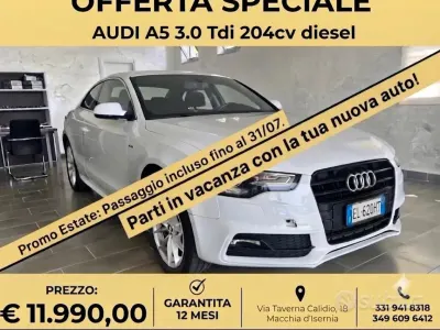 Usata Audi A5 Comfort 204 CV (150 kW) 2012 Bianco Coupé