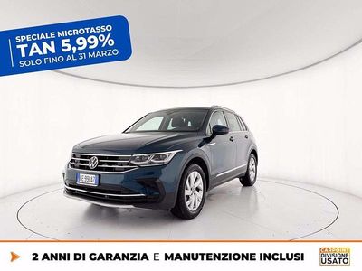 Usata VW Tiguan Elegance 150 CV (110 kW) 2021 Blu SUV