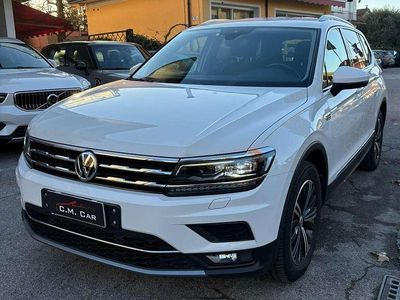 Usata VW Tiguan Allspace Advance 150 CV (110 kW) 2018 Bianco SUV