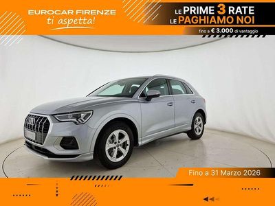 Usata Audi Q3 Advanced 190 CV (139 kW) 2019 Argento fioretto metallizzato SUV
