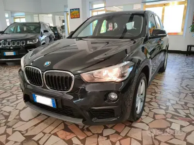 Usata BMW X1 Advantage 150 CV (110 kW) 2017 Nero SUV