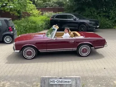 Usata Mercedes SL280 170 CV (125 kW) 1968 Rosso Cabrio