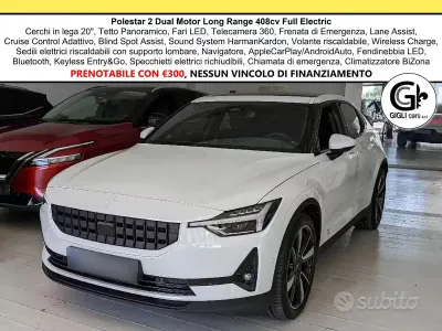 Usata Polestar 2 Long Range Dual motor 303 kW (413 CV) 2022 Bianco Utilitaria