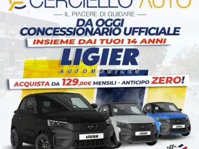 Nuova Ligier JS50 5 kW (8 CV) 2025 Grigio Utilitaria