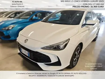 Usata MG MG3 Luxury 194 CV (142 kW) 2025 Bianco Utilitaria
