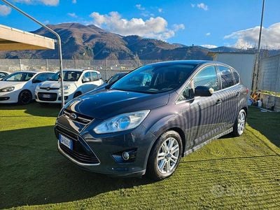 Käytetty Ford C-MAX Titanium 116 HP (85 kW) 2014 Sininen Tila-auto