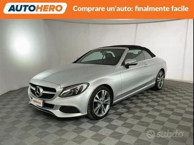 Usata Mercedes C220 170 CV (125 kW) 2017 Grigio Cabrio