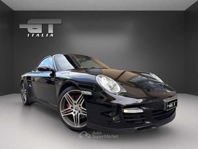 Usata Porsche 997 Turbo 480 CV (353 kW) 2008 Nero Cabrio