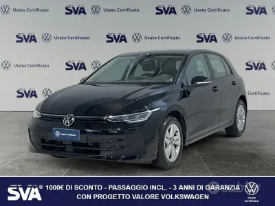 Usata VW Golf VIII Life 116 CV (85 kW) 2025 Nero Berlina