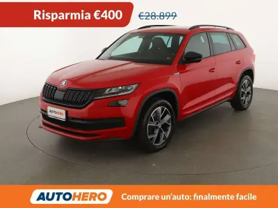 Usata Skoda Kodiaq SportLine 190 CV (139 kW) 2019 Rosso SUV