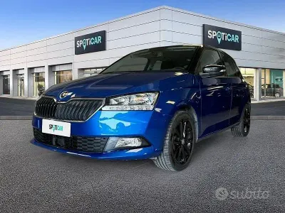 Usata Skoda Fabia 60 CV (44 kW) 2019 Blu/azzurro Utilitaria