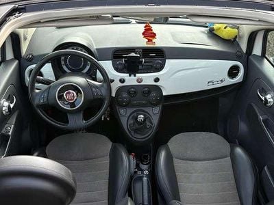Usata Fiat 500C Lounge 69 CV (50 kW) 2010 Bianco Cabrio
