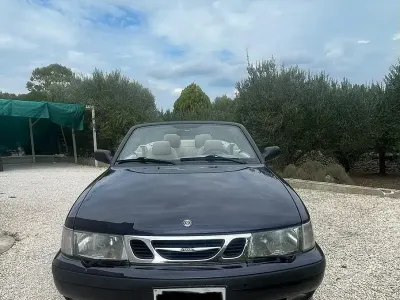 Usata Saab 9-3 185 CV (136 kW) 1998 Blu Cabrio