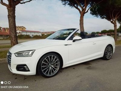 Usata Audi A5 Cabriolet Sport 252 CV (185 kW) 2017 Bianco Cabrio
