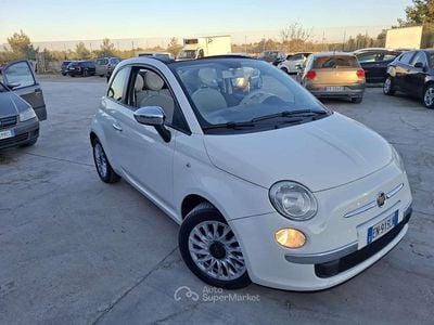 Usata Fiat 500C 69 CV (50 kW) 2012 Bianco Cabrio