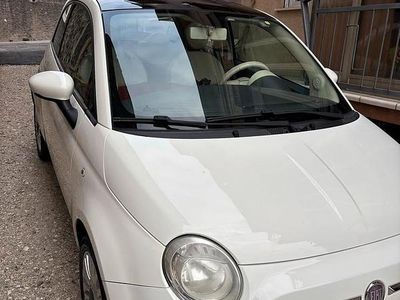 Usata Fiat 500 Lounge 69 CV (50 kW) 2012 Bianco Utilitaria