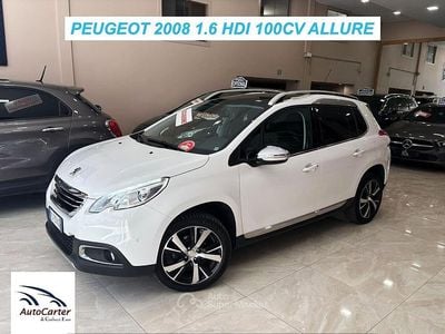 Usata Peugeot 2008 Allure 100 CV (73 kW) 2016 Bianco SUV