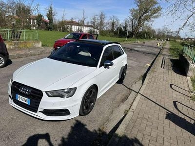 Usata Audi S3 300 CV (220 kW) 2015 Bianco Berlina