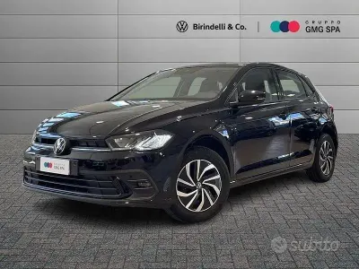 Usata VW Polo Life 80 CV (58 kW) 2023 Nero Utilitaria