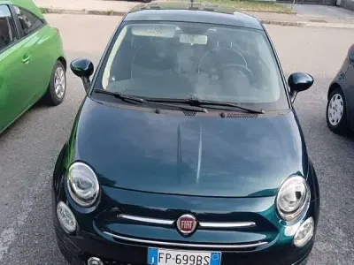 Usata Fiat 500 Lounge 69 CV (50 kW) 2018 Blu/azzurro Utilitaria