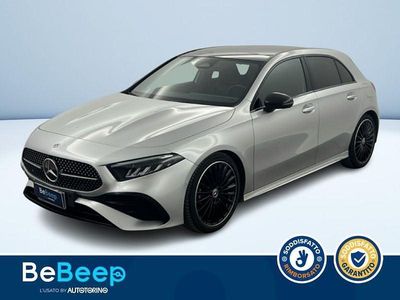 Usata Mercedes A180 AMG Line Premium 116 CV (85 kW) 2023 Argento metallizzato Berlina