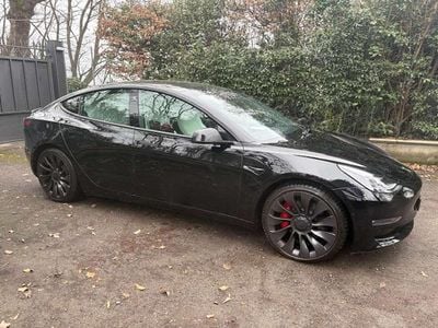 Usata Tesla Model 3 Performance 155 kW (211 CV) 2021 Nero Berlina