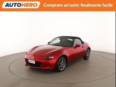 Usata Mazda MX5 Exclusive-Line 131 CV (96 kW) 2023 Rosso Cabrio