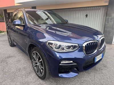 Usata BMW X3 M Sport 190 CV (139 kW) 2018 Blu/azzurro SUV