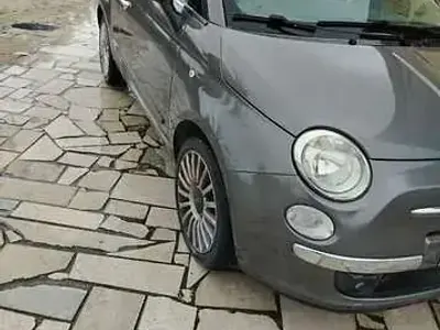 Usata Fiat 500 Lounge 69 CV (50 kW) 2011 Grigio Utilitaria