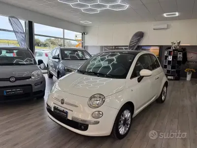 Usata Fiat 500 Lounge 95 CV (69 kW) 2014 Bianco Berlina