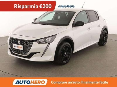 Usata Peugeot e-208 Allure 56 kW (77 CV) 2021 Bianco Utilitaria