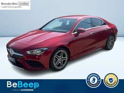 Usata Mercedes CLA180 Premium 136 CV (100 kW) 2023 Rosso metallizzato Coupé