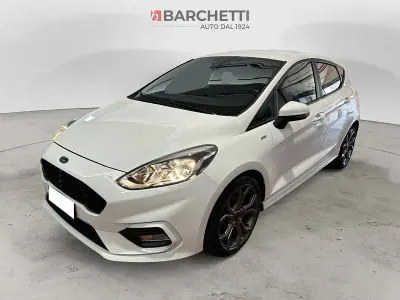 Usata Ford Fiesta ST-Line 125 CV (91 kW) 2018 Bianco Utilitaria