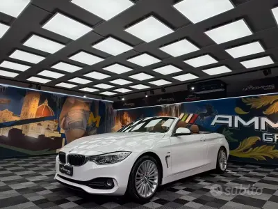Usata BMW 420 Cabriolet Efficient Dynamics 184 CV (135 kW) 2014 Bianco Cabrio