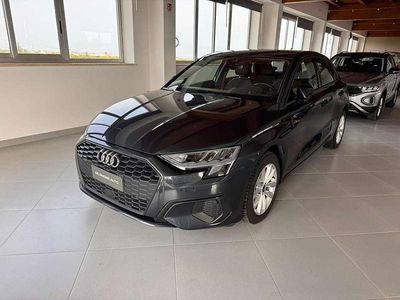 Usata Audi A3 Advanced 116 CV (85 kW) 2021 Grigio Berlina