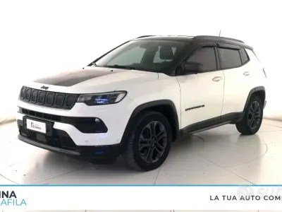 Usata Jeep Compass 131 CV (96 kW) 2021 Bianco tetto nero SUV