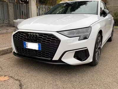 Usata Audi A3 Advanced 150 CV (110 kW) 2022 Bianco Berlina
