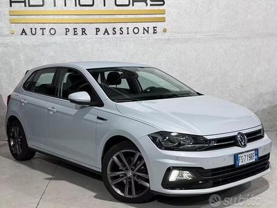 Usata VW Polo R-line 95 CV (69 kW) 2018 Bianco Utilitaria