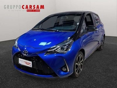 Usata Toyota Yaris Hybrid Edition 101 CV (74 kW) 2017 Blu/azzurro Berlina