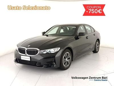 Usata BMW 318 Advantage 150 CV (110 kW) 2021 Nero Berlina