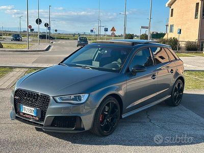 Usata Audi A3 Ambition 110 CV (80 kW) 2015 Grigio Berlina