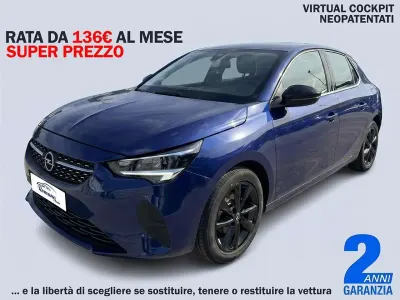 Usata Opel Corsa Elegance 101 CV (74 kW) 2021 Blu Utilitaria