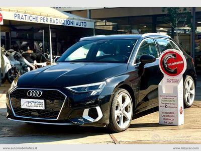 Usata Audi A3 Advanced 116 CV (85 kW) 2020 Nero Berlina