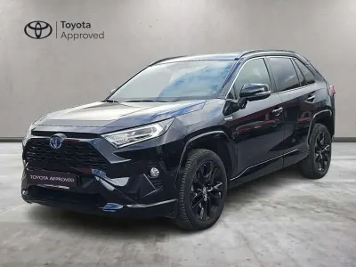 Usata Toyota RAV4 Hybrid Lounge 178 CV (130 kW) 2021 Nero SUV