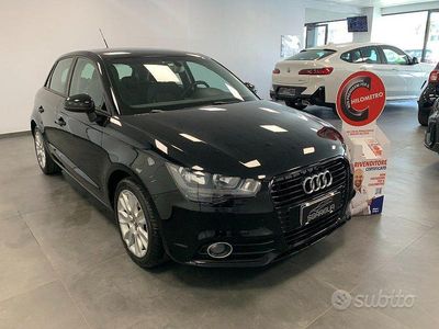 Usata Audi A1 Sportback Ambition 105 CV (77 kW) 2013 Nero Utilitaria