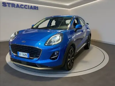 Begagnad Ford Puma Titanium S 125 HK (91 kW) 2021 Blå SUV