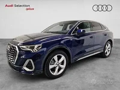 Usata Audi Q3 S-Line 150 CV (110 kW) 2021 Blu SUV
