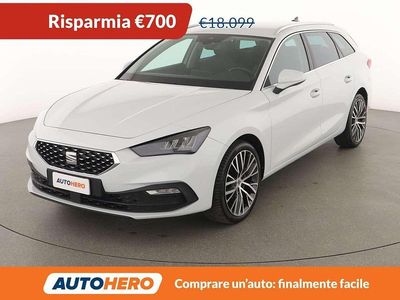 Usata Seat Leon XCELLENCE 150 CV (110 kW) 2021 Bianco Station wagon
